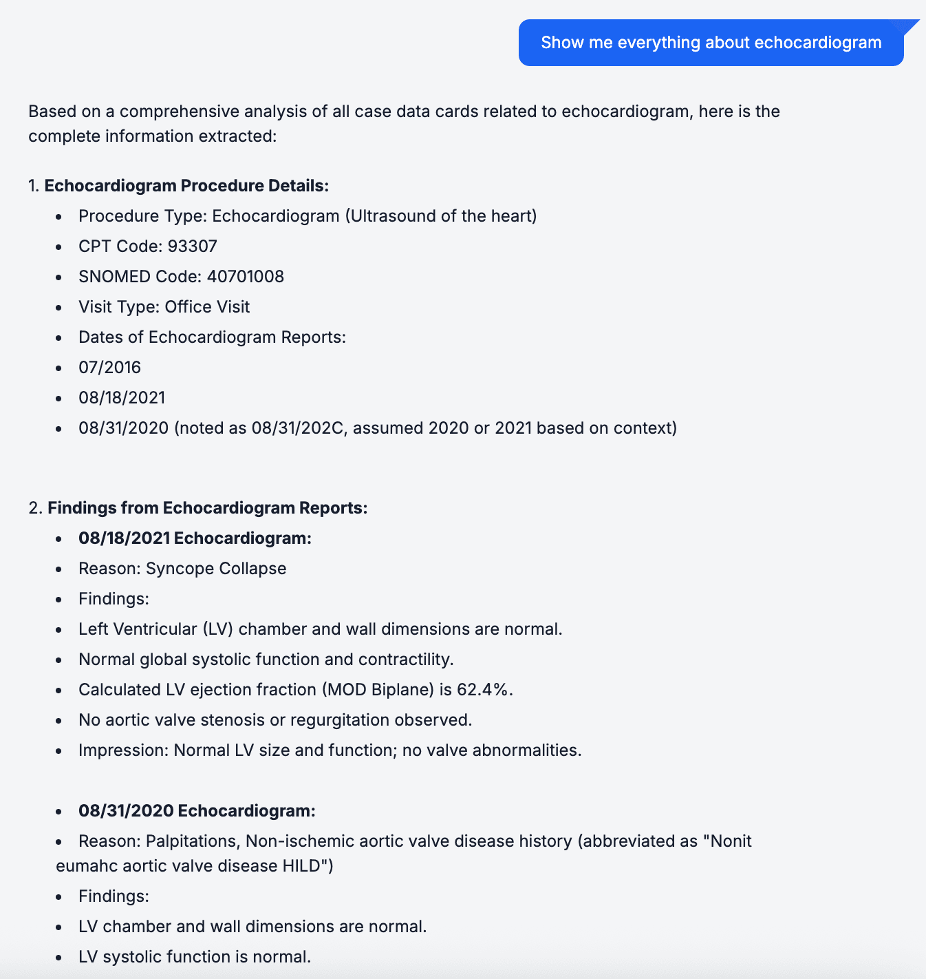 Underwriter's Assistant Chatbot screenshot 1